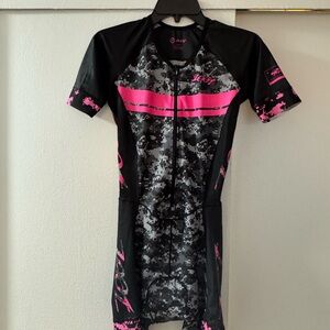 Zoot Black and Pink Triathlon Suit - WM